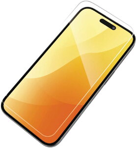 ELECOM �G���R�� iPhone 16/15�p�K���X�t�B����/������ PM-A24AFLGG