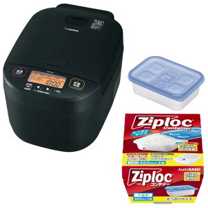 ZOJIRUSHI ۈ NW-YA18-BA(ubN) IHуW[ ɂߐy1z+ZiplocRei[ Zbg ъ V ăj[ 30ԕۉ }j[ ꃉNN NWYA10 NWYB10 M