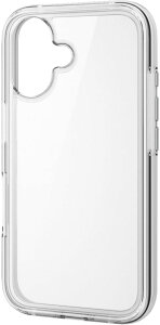 �G���R�� PM-A24AHVAIR2WH iPhone 16/�n�C�u���b�h�P�[�X/�G�A�o�b�O/�S��/MUBRAIN/�z���C�gx�N���A