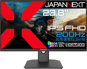 JAPANNEXT WplNXg IPSpl̗p tHDΉ23.8^tfBXvC Q[~O(200Hz/2Nۏ) ubN JN-IPS238G200F-C6 Piŵ݉iꏤiłΕwj NWbgJ[h