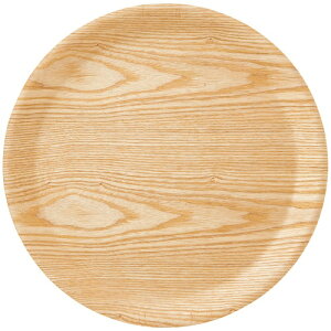 アサヒ興洋 木製トレー ノンスリップ 丸型 直径27cm