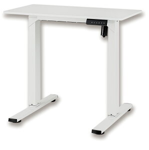 Asmix アスカ 電動昇降デスク メモリー付き 天板幅850mm ホワイト EDK8545W