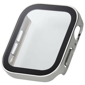 ELECOM �G���R�� AW-23DFCGESV Apple Watch 44mm/�t���J�o�[�P�[�X/�v���~�A���K���X/������/�h��/�V���o�[