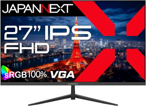 JAPANNEXT WplNXg tHDΉ 27^ChtfBXvC(IPS/HDMI/VGA/Xs[J[/`g//2Nۏ) JN-IPS271FHD Piŵ݉iꏤiłΕwj NWbgJ[h