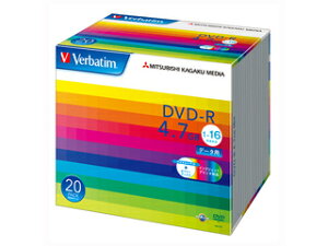 Verbatim/o[xC^ f[^pDVD-R 4.7GB 1`16{ 20 5mmvP[X DHR47JP20V1