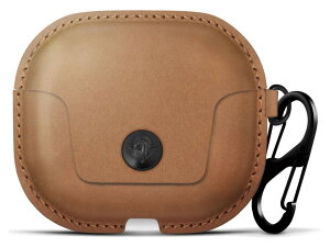 tH[J|Cg TWS-BG-000074 AirSnap for AirPods(3)-Cognac