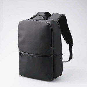 ELECOM �G���R�� BM-BPSQ01BK �o�b�N�p�b�N/�X�N�G�A�o�b�O/15.6inch/��e��/19L/�������H/�u���b�N