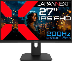 JAPANNEXT WplNXg tHDΉ 27^Q[~Oj^[(IPS/200Hz/DPx1/HDMIx2/Xs[J[/`g/2Nۏ) JN-IPS27G200F