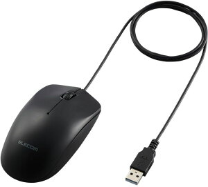 ELECOM �G���R�� �@�l�����}�E�X/�L�����w���}�E�X/3�{�^��/���z���p�b�P�[�W/�u���b�N M-K8URBK