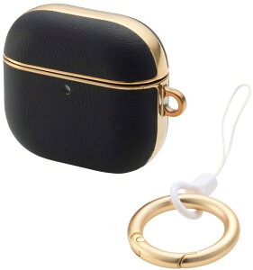 ELECOM GR AirPods 4/\tgU[P[X/bLC/ubN AVA-AP06PLMBK