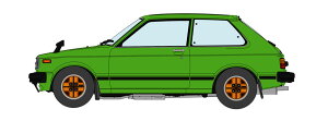 Hasegawa �n�Z�K�� 1/24 �g���^ �X�^�[���b�g KP61 SE �i3�h�A�j�����^�i1980�j