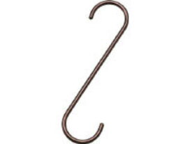MIZUMOTO 水本機械製作所 ファンシーSフックストレート(ブラウン) 全長500mm A-1041