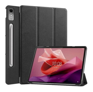 �G���f�B�[�G�X MDS-HCLTP12FLBK Lenovo Tab P12 12.7�Ή� �t���b�v�P�[�X �u���b�N