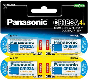 Panasonic/�p�i�\�j�b�N CR-123AW/4P�@���`�E���V�����_�[�d�r 3V 4��
