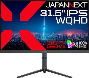 JAPANNEXT WplNXg WQHDΉ31.5^tfBXvC(IPS/TypeC65Wd/s{bg//2Nۏ) JN-IPS315Q-HSPC6 Piŵ݉iꏤiłΕwj n NWbgJ[h 