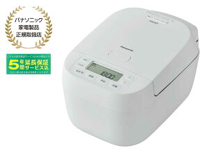 Panasonic �p�i�\�j�b�N SR-N310D-W(�z���C�g)�@�ψ���IH�W���[���ъ� ���ǂ萆�� 5.5������ �����̂��܂ǂ��͂��ڎw���������Z�B���ǂ萆��