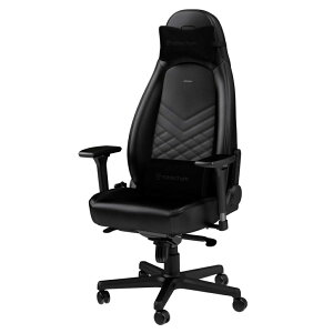 noblechairs �m�[�u���`�F�A�[�Y NBL-ICN-PU-BLA-SGL (ICON)���[�L���O�`�F�A �u���b�N ������E�k�C���E��B�E�������͕��тɔz�����Ԏw��s��