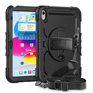 エムディーエス MDS-TSCIP109G10BLTBK2 iPad 10.9(第10世代)専用 耐衝撃ケース(画面保護付き)ブラック