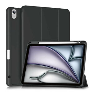 GfB[GX MDS-TPUCIPA11FLBK iPad Air 11 2024p ϏՌtbvP[X ubN