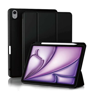 GfB[GX MDS-TPUCIPA13FLBK iPad Air 13 2024p ϏՌtbvP[X ubN