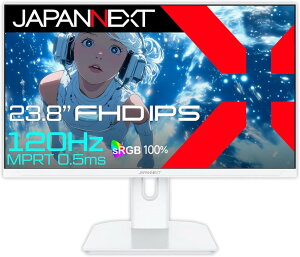 JAPANNEXT WplNXg tHDΉ23.8^Q[~Oj^[(IPS/120Hz/Xs[J[/zCg/2Nۏ) JN-IPS238G120F-W Piŵ݉iꏤiłΕwj NWbgJ[h 