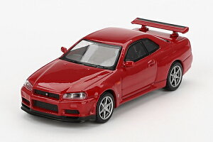 SUNRICH JAPAN Tb`Wp MINI GT 1/64 Nissan XJCC GT-R R34 VXybN ANeBubh(Enh)MGT00796-R