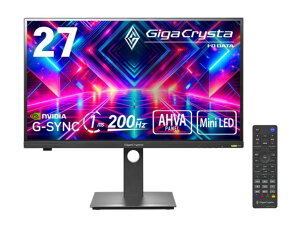 IEO DATA ACEI[Ef[^ Mini LED̗p 200Hz&WQHDΉLF27^Q[~Oj^[uGigaCrystav LCD-GDQ271JLAQ