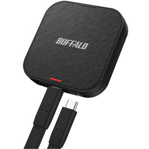 BUFFALO obt@[ X}[gtH}OlbgΉSSD USB3.2Gen2 SSD-PMS500U3-BA