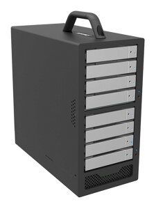 RAIDON TECHNOLOGY 8Bay MinSAS 12G OtXg[W ST8-U6-B