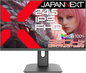 JAPANNEXT �W���p���l�N�X�g �t��HD�Ή�27�^�Q�[�~���O���j�^�[(IPS/320Hz/�X�s�[�J�[/�����/2�N�ۏ�) JN-IPS245G320F �P�i�w���̂݉i���ꏤ�i�ł���Ε����w���j �N���W�b�g�J�[�h �����������