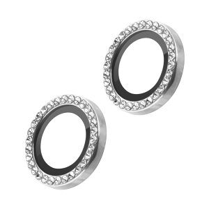 MS�\�����[�V�����Y LN-IM24FGLENSWSV iPhone 16/iPhone 16 Plus �����Y�ی�K���X�t�B�����uSPARKLE LENS GLASS�v�V���o�[