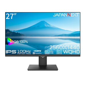 JAPANNEXT WplNXg IPSpl̗p WQHDΉ27^ChtfBXvC 100Hz 65Wd 2Nۏ JN-IPS27Q-C6 Piŵ݉iꏤiłΕwj NWbgJ[h 