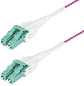 StarTech.com t@Co[P[u/OM4 }`[h/5m/LC-LC UPC/2c/100Gbps/OFNR/GJoCIbg OM4RLCLC5M