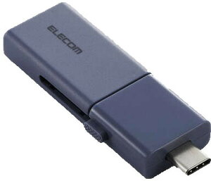 ELECOM GR USB[/USB 5GbpsΉ/XCh/Type-C&Type-AΉ/128GB/u[ MF-WSAU3128GBU
