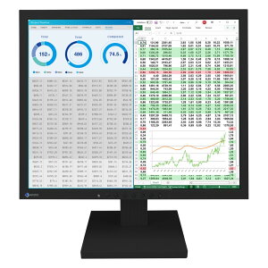 EIZO SXGAΉ FlexScan 17^J[tj^[(DVI-D(HDCP 1.4)AD-Sub 15s/ubN) S1734-TBK
