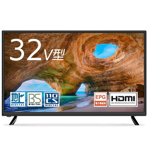 WIS �E�B�Y AS-32WR �u���b�N 32�C���`3�gHD�t���e���r
