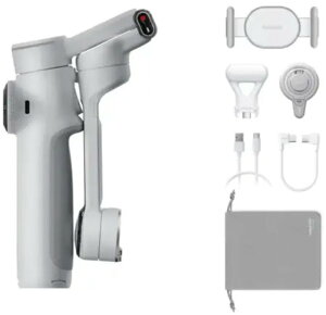 Arashi Vision Flow 2 Pro �N���G�C�^�[�L�b�g AI�ǐՃW���o�� 360�x�����p���g���b�L���O 3�� �O���[ CINSABQB-FLOW208
