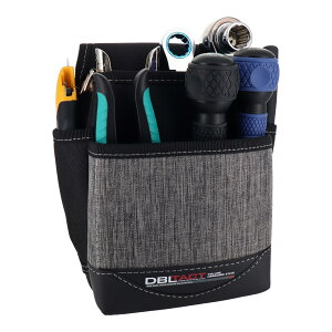 SANKYO 三共コーポレーション DBLTACT 2段腰袋 杢グレー