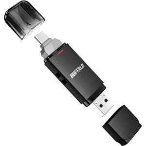 BUFFALO obt@[ USB 3.2(Gen2) Type-C/Type-AΉ XeBbN^SSD 250GB SSD-SD250U3BA/D Piŵ݉iꏤiłΕwj NWbgJ[h ς̂