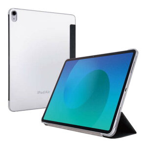 ELECOM GR TB-A25XWVBK 13C`iPadAir(M2)/tbvP[X/^y/wʃNA/2AO/X[vΉ/ubN