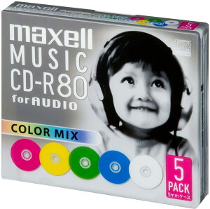 maxell }NZ ypCD-RA^80AJ[[xA5pbNA1vP[X CDRA80MIX.S1P5S