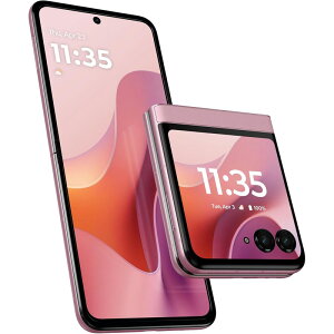 そろそろ「フツー」に飽きてきた? Motorola モトローラ 6.9型SIMフリースマートフォン motorola razr 60 12/512 PB8E0003JP パルフェピンク 正規代理店 単品購入のみ可(同一商品であれば複数購入可)