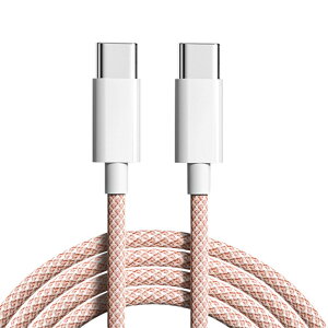 Hanx Hanx-Tech USB-C�P�[�u��(�s���N) 2m HT-CC351PY-2M