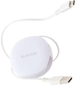 ELECOM GR USB-A to USB Type-CP[u//ő15W/0.9m/zCg MPA-ACRL09WH