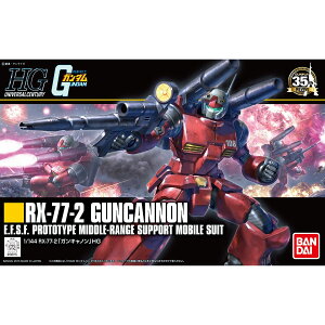 BANDAI SPIRITS o_CXsbc HGUC 1/144 @mK_ RX-77-2 KLm X݌ɕĩo_CS͑SĐFł