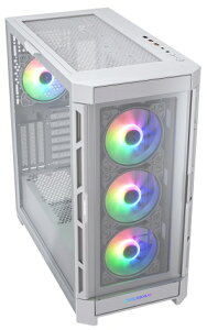 COUGAR N[K[ Duoface Pro RGB White ~h^[P[X/zCg/120mm ARGBt@4W CGR-5AD1W-RGB