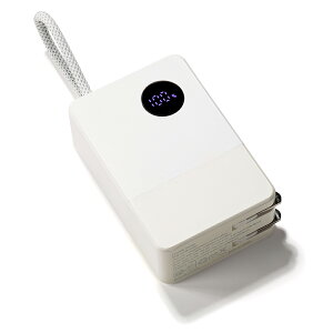 AXES �A�N�Z�X AC���o�C���o�b�e���[ �I�[���C������ 5000mAh 20W USB�[�d�� ATM5000-WH �z���C�g