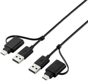 ELECOM GR NP[u/USB480Mbps/WindowsEMacΉ/USB-AEUSB Type-CΉ/1.5m/ubN UC-TV7BK