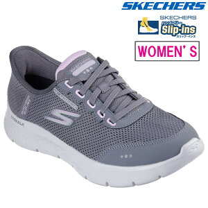 SKECHERS �X�P�b�`���[�Y �y���f�B�[�X�z�n���Y�t���[ �X���b�v�C���Y �S�[�E�H�[�N �t���b�N�X �N���A�N���[�N �y�`���R�[��/���x���_�[�z 124846W Hands Free Slip-ins GO WALK FLEX-CLEAR CREEK
