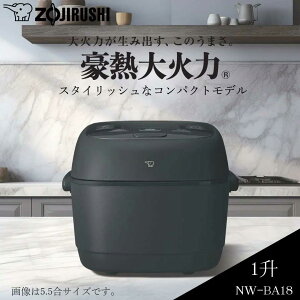 ZOJIRUSHI �ۈ� �y�䐔����zNW-BA18-BA(�u���b�N)�@�ɂߐ��� ����IH���уW���[ 1������